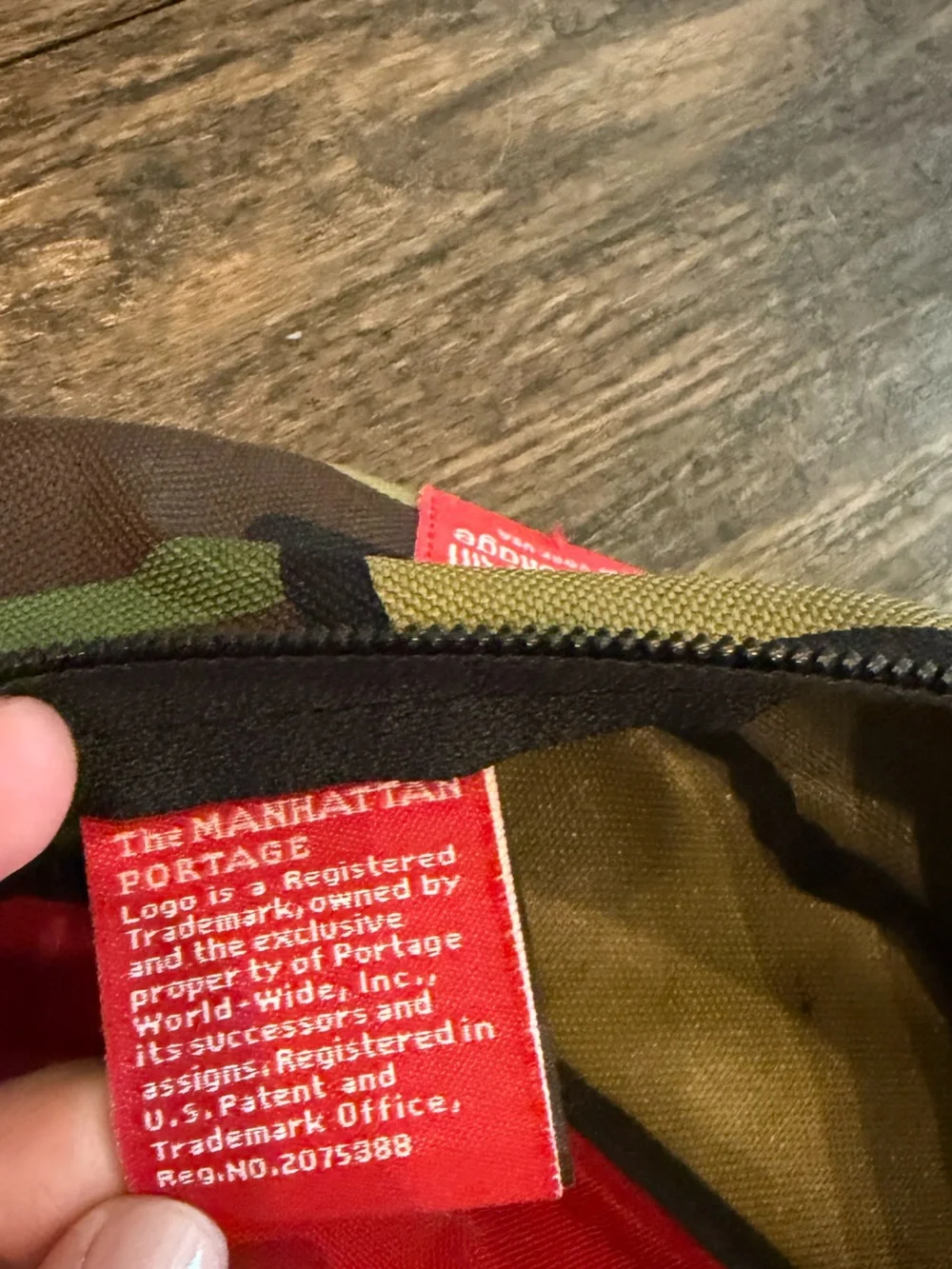 Manhattan Portage Camo Crossbody Waist Pack Green Camouflage